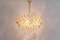 Gilt Brass Chandelier attributed to Palwa Sciolari Germany, 1970s, Image 10