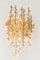 Large Gilded Brass and Crystal Sconce in the style of Sciolari Palwa, Germany, 1960s, Image 7