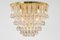 Großer Tropfen Kronleuchter aus Muranoglas von Christoph Palme, Deutschland, 1970er 8