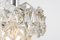 Lámparas colgantes pequeñas Crystal Glass atribuidas a Kinkeldey, Alemania, años 70, Imagen 8