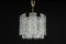 Large Murano Ice Glass Chandelier attributed to Kalmar, Austria, 1960s 8