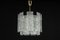 Large Murano Ice Glass Chandelier attributed to Kalmar, Austria, 1960s, Image 8