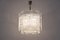 Large Murano Ice Glass Chandelier attributed to Kalmar, Austria, 1960s, Image 7
