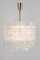 Large Murano Ice Glass Chandelier attributed to Kalmar, Austria, 1960s 3