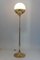 Lampadaire Globe Mid-Century en Laiton attribué à UW pour Art & Craft, Allemagne, 1960s 4