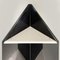 Modern Italian Black Lacquered and White Wood Angular Bookcase, 1980s 6
