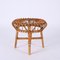 Mid-Century Italian Rattan and Bamboo Stool by Franco Albini, Italy, 1960s 7