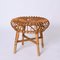 Mid-Century Italian Rattan and Bamboo Stool by Franco Albini, Italy, 1960s, Image 4