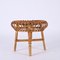 Mid-Century Italian Rattan and Bamboo Stool by Franco Albini, Italy, 1960s 6