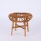 Mid-Century Italian Rattan and Bamboo Stool by Franco Albini, Italy, 1960s 3