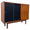 High Credenza in Black Laminate, Teak and Metal from Elam, Italy, 1962 1