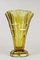 Art Deco Amber Colored Glass Vase, Austria, 1920s 8