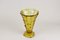 Art Deco Amber Colored Glass Vase, Austria, 1920s 6