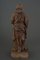 Holzskulptur Saint Sculpt mit Vorhang, 17. Jh. 1