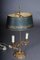 Lampe de Bureau Empire en Bronze Plaqué Or, 1900s 7