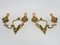 Bronze Wall Lights with Mirrors and Candles, 1980s, Set of 2, Image 5