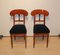 Biedermeier Cherry Veneer Shovel Chairs, South Germany, 1820s, Set of 2 2