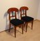 Biedermeier Cherry Veneer Shovel Chairs, South Germany, 1820s, Set of 2 3
