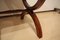 Antique French Mahogany Scissors Stool, 1860s 9