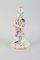 19th Century Meissen Hand-Painted Porcelain Candleholder, Image 2