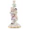 19th Century Meissen Hand-Painted Porcelain Candleholder, Image 1