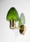 Scandinavian Brass Sconces with Green Globes by Hans Agne Jakobsson, 1950s, Set of 2 8