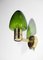 Scandinavian Brass Sconces with Green Globes by Hans Agne Jakobsson, 1950s, Set of 2, Image 8