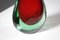 Italian Red Murano Glass Vase, 1960s 3