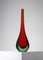 Italian Red Murano Glass Vase, 1960s 4