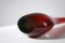 Jarrón italiano de cristal de Murano rojo, años 60, Imagen 8
