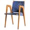 Französischer Sessel mit Kompassbeinen im Stil von Roger Landault, 1950er 1
