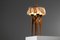 French Oak and Ceramic Table Lamp by Guillerme et Chambron, 1950s, Image 2