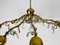 Austrian 8-Arm Sputnik Chandelier in Brass from Lobmeyr, 1960s, Image 7