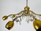 Austrian 8-Arm Sputnik Chandelier in Brass from Lobmeyr, 1960s, Image 8