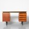 Teak Veneer Desk by Cees Braakman for Pastoe, 1960s 3