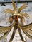 Brushed Metal Chandelier by Maison Charles, 1970s, Image 6