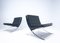 Barcelona Chairs in Black Leather by Ludwig Mies van der Rohe for Knoll, 1960s, Set of 2, Image 11