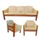 Mid-Century Living Room Set from Domino Møbler by Aksel Bender Madsen, 1970s, Set of 3 1