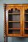 Antique Display Cabinet with Tormented Legs and Details 6