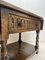 Spanish Flap-Sided Wing Side Table in Elm and Oak, 1930s, Image 5