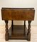 Spanish Flap-Sided Wing Side Table in Elm and Oak, 1930s 13