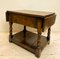 Spanish Flap-Sided Wing Side Table in Elm and Oak, 1930s 14