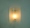 Large Mid-Century Acrylic and Brass Wall Lamp, 1960s, Image 5