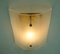 Large Mid-Century Acrylic and Brass Wall Lamp, 1960s, Image 7