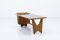 Tavolino da caffè in quercia con piastrelle in ceramica di Guillerme & Chambron per Votre Maison, anni '60, Immagine 11