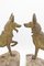Fermalibri a forma di cane in onice e bronzo, metà XIX secolo, set di 2, Immagine 4