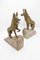 Hundebuchstützen aus Onyx und Bronze, 1870er, 2 . Set 8