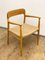 Mid-Century Modell 56 Stuhl aus Eiche von Niels O. Møller für JL Moller, 1950 1