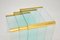 Italian Glass & Brass Nesting Tables by Gallotti & Radice, 1970s, Set of 3, Image 9