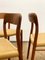Mid-Century Model 75 Chairs in Teak by Niels O. Møller for J.L. Moller, 1950, Set of 4 8